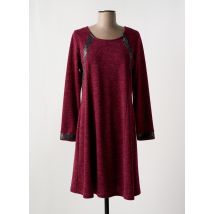 BARANDI - Robe mi-longue rouge en polyester - Femme - Taille 40 - Modz
