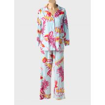 SENORETTA - Pyjama bleu en viscose - Femme - Taille 40 - Modz