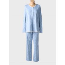 SENORETTA - Pyjama bleu en coton - Femme - Taille 42 - Modz