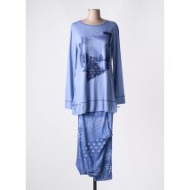 MASSANA - Pyjama bleu en coton - Femme - Taille 42 - Modz