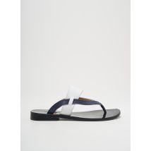 UN'CHROME - Tongs bleu en cuir - Femme - Taille 39 - Modz