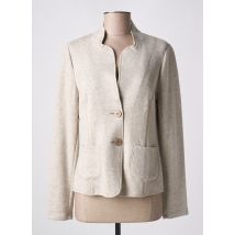 FRANK WALDER - Blazer beige en viscose - Femme - Taille 38 - Modz