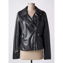 JULIE GUERLANDE - Veste simili cuir noir en polyurethane - Femme - Taille 38 - Modz