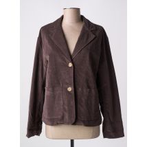 LES IMPATIENTES - Blazer marron en coton - Femme - Taille 40 - Modz