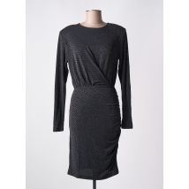 KAFFE - Robe mi-longue noir en polyester - Femme - Taille 38 - Modz