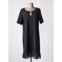 RENATTO BENE - Robe mi-longue noir en polyester - Femme - Taille 40 - Modz