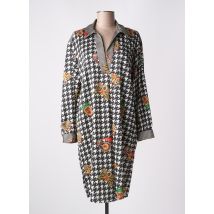 EMA BLUE'S - Robe mi-longue gris en polyester - Femme - Taille 40 - Modz