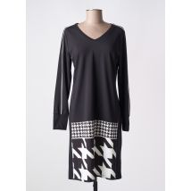 TUZZI - Robe mi-longue noir en polyester - Femme - Taille 46 - Modz