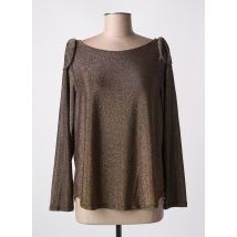 HALOGENE - Top marron en nylon - Femme - Taille 50 - Modz