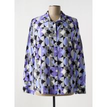 FRANK WALDER - Chemisier violet en viscose - Femme - Taille 46 - Modz