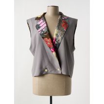 HOLLY & JOEY - Gilet sans manche gris en viscose - Femme - Taille TU - Modz