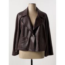 HALOGENE - Veste casual marron en polyester - Femme - Taille 44 - Modz