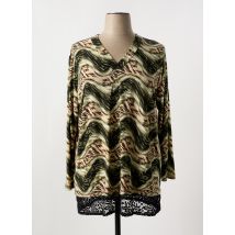 2W PARIS - Top vert en polyester - Femme - Taille 40 - Modz