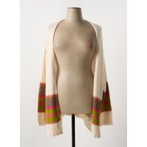 CISO - Gilet manches longues blanc en acrylique - Femme - Taille 48 - Modz