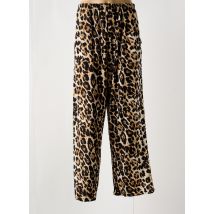 2W PARIS - Pantalon large beige en acrylique - Femme - Taille 54 - Modz