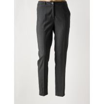 JULIE GUERLANDE - Pantalon slim gris en polyester - Femme - Taille 36 - Modz