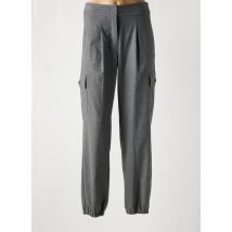 BETTY BARCLAY - Pantalon cargo gris en polyester - Femme - Taille 36 - Modz