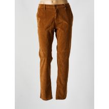 IMPAQT - Pantalon droit marron en coton - Femme - Taille 48 - Modz