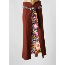 HOLLY & JOEY - Jupe longue marron en viscose - Femme - Taille 36 - Modz
