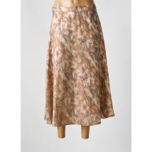 EMABLUES - Jupe longue marron en polyester - Femme - Taille 36 - Modz