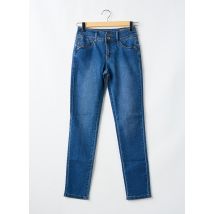 IMITZ - Jeans coupe slim bleu en coton - Femme - Taille 34 - Modz