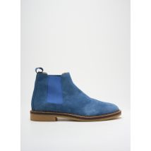 UN'CHROME - Bottines/Boots bleu en cuir - Homme - Taille 45 - Modz