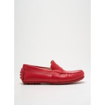 UN'CHROME - Mocassins rouge en cuir - Homme - Taille 43 - Modz