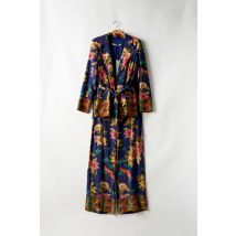 ANGELA DAVIS - Ensemble pantalon bleu en viscose - Femme - Taille 40 - Modz