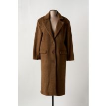 LUMINA - Manteau long marron en polyester - Femme - Taille 38 - Modz