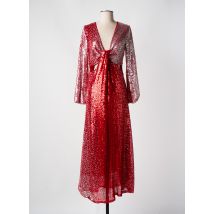 LUMINA - Robe longue rouge en polyester - Femme - Taille 36 - Modz