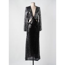 LUMINA - Robe longue noir en polyester - Femme - Taille 38 - Modz