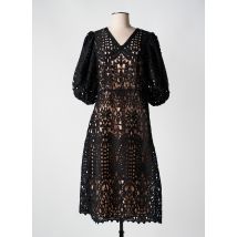 ANGELA DAVIS - Robe mi-longue noir en polyester - Femme - Taille 36 - Modz