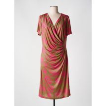 DIANA GALLESI - Robe mi-longue rose en polyester - Femme - Taille 42 - Modz