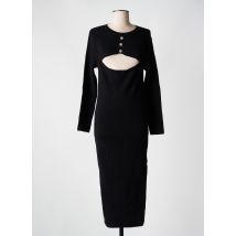 ANGELA DAVIS - Robe longue noir en viscose - Femme - Taille 38 - Modz