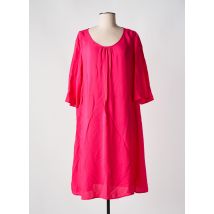 DIANA GALLESI - Robe mi-longue rose en viscose - Femme - Taille 40 - Modz