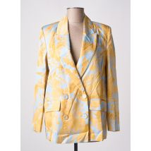 ANGELA DAVIS - Blazer jaune en viscose - Femme - Taille 42 - Modz