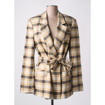 ANGELA DAVIS - Blazer beige en polyester - Femme - Taille 42 - Modz