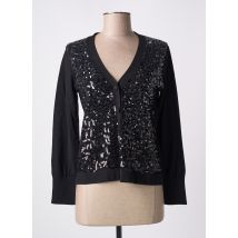 DIANA GALLESI - Gilet manches longues noir en viscose - Femme - Taille 36 - Modz