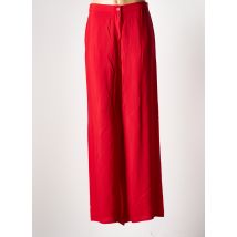 DIANA GALLESI - Pantalon large rouge en viscose - Femme - Taille 40 - Modz