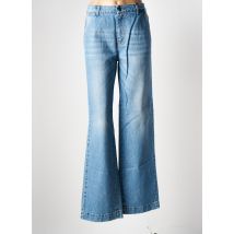 ANGELA DAVIS - Jean coupe flare bleu en coton - Femme - Taille 42 - Modz