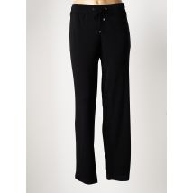 DIANA GALLESI - Pantalon droit noir en polyester - Femme - Taille 46 - Modz