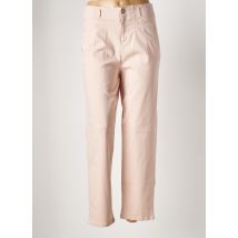 DIANA GALLESI - Pantalon 7/8 rose en coton - Femme - Taille 38 - Modz
