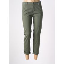 ALTAMIRA - Pantalon 7/8 vert en coton - Femme - Taille 38 - Modz