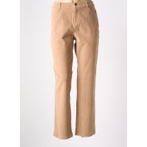 DIANA GALLESI - Pantalon droit beige en coton - Femme - Taille 44 - Modz