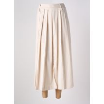 ANGELA DAVIS - Jupe longue beige en polyester - Femme - Taille 36 - Modz