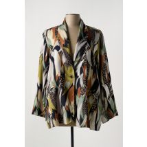 FRANCK ANNA - Blazer vert en viscose - Femme - Taille 52 - Modz