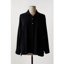 FRANCK ANNA - Chemisier noir en polyester - Femme - Taille 38 - Modz
