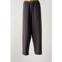 FRANCK ANNA - Pantalon droit gris en polyester - Femme - Taille 54 - Modz