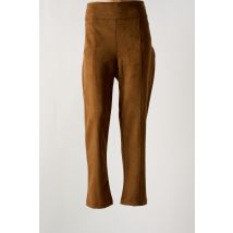 NO SECRET - Pantalon slim marron en polyester - Femme - Taille 50 - Modz