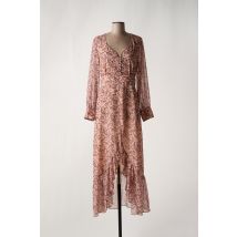 LAUREN VIDAL - Robe longue rose en polyester - Femme - Taille 40 - Modz